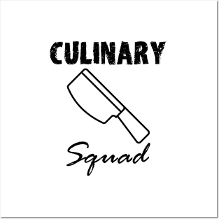 Culinary Squad #2 (Black Font) Posters and Art